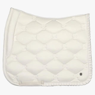 PS of Sweden Ruffle Saddle Pad Dressage Full Only - Off White