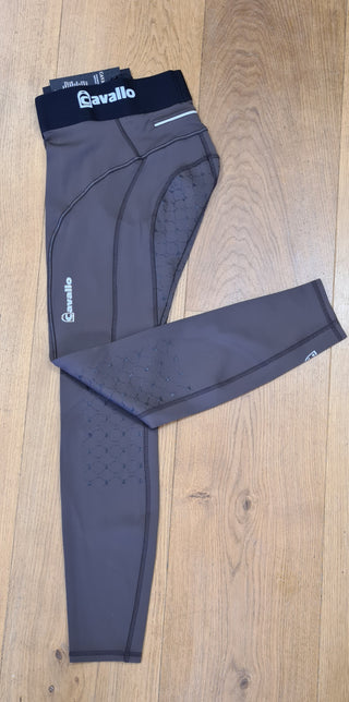 Cavallo Liv Grip RL Ladies Riding Tights - Nougat - Divine Equestrian