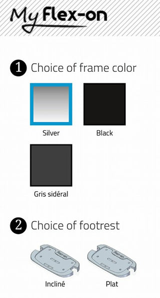 Flex-on Aluminuim Stirrups - ALUMINIUM MIXED FOOTREST - Divine Equestrian