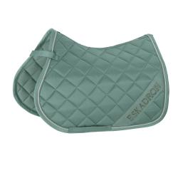 Eskadron Classic SS21 Matt Gloss Diagonal Saddle Pad BALSAM GREEN- DRESSAGE or JUMP - Divine Equestrian