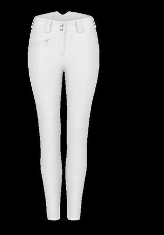Cavallo Chagall Grip C ladies High Waist competition breech- white - Divine Equestrian