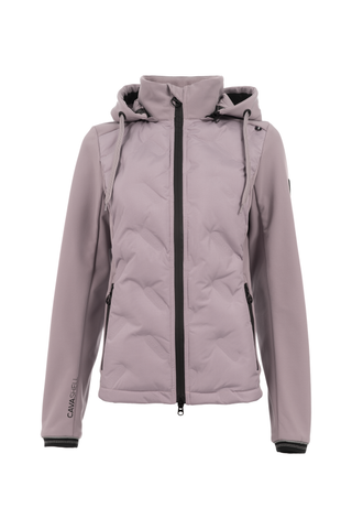 CAVALLO EMMA LADIES HYBRID FAUX DOWN JACKET - POWDER LILAC