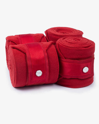 PS OF SWEDEN SS23 Signiture Polo Bandages - CHILLI RED