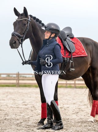 PS of Sweden AW23 Signature Saddle Pad - CHILLI RED