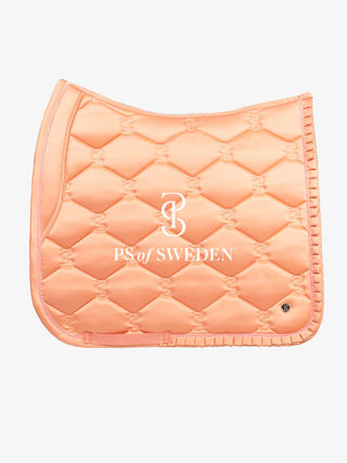 PS OF SWEDEN RUFFLE SADDLE PAD  - CORAL