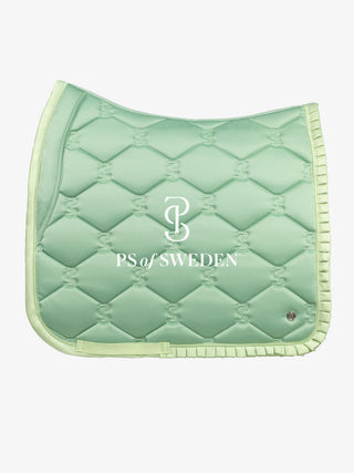 PS OF SWEDEN RUFFLE SADDLE PAD  - SAGE GREEN