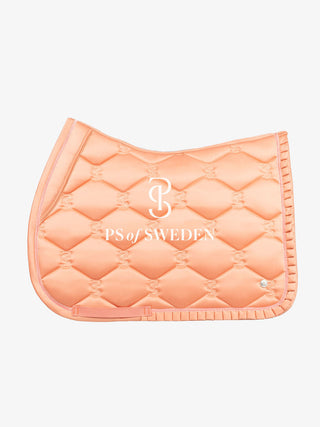 PS OF SWEDEN RUFFLE SADDLE PAD  - CORAL