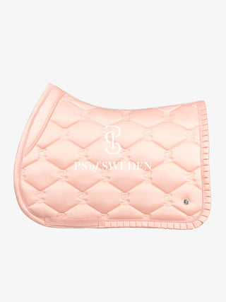 PS OF SWEDEN RUFFLE SADDLE PAD  - PEACH