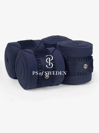 PS OF SWEDEN SS23 RUFFLE Polo Bandages - NAVY