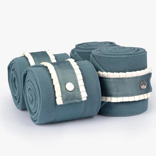 PS OF SWEDEN  RUFFLE Polo Bandages - Steel Blue