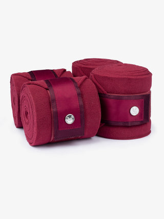 PS OF SWEDEN SS23 Signiture Polo Bandages - Ruby Wine