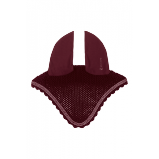 CAVALLO AW23 JETTY CRYSTAL FLY HOOD FULL - DARK RED