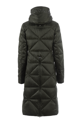 Cavallo Gesa Ladies Quilted Long Coat - Seaweed