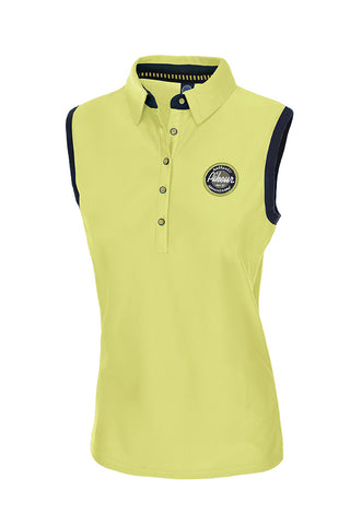 Pikeur Ladies Jarla Polo Shirt sleeveless - Lime - Divine Equestrian