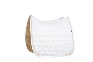 Mattes Competition Line Saddle Pad with Number Holes strass - WHITE - Divine Equestrian