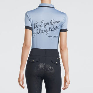 PS of Sweden Daniella Polo Shirt - Light Blue - Divine Equestrian
