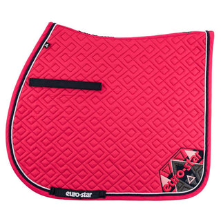 Euro-star SS17 Excellent Saddle Pad - Lychee - Divine Equestrian