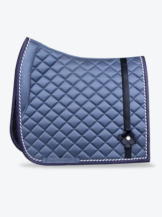 PS OF SWEDEN FALL DIAMOND BOW SADDLE PAD - DIM BLUE - Divine Equestrian