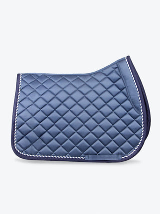 PS OF SWEDEN FALL DIAMOND BOW SADDLE PAD - DIM BLUE - Divine Equestrian