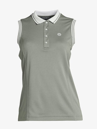 PS of Sweden Minna Polo Shirt - THYME - Divine Equestrian