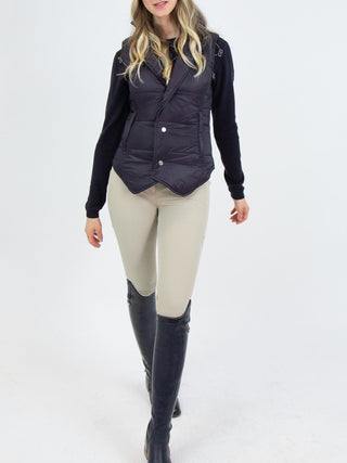 PS OF SWEDEN AW21 CYNTHIA LADIES FITTED GILET - NAVY - Divine Equestrian