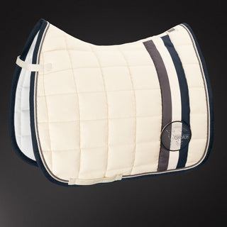 ESKADRON PLATINUM 2017 COTTON BIG SQUARE PAD - CHAMPAGNE - DRESSAGE ONLY - Divine Equestrian