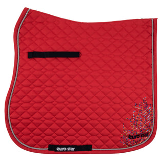 Euro-star SS17 Specular Saddle Pad - Lychee - Divine Equestrian