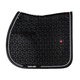 Euro-star AW17 3D saddle Pad - Navy or Black - Divine Equestrian