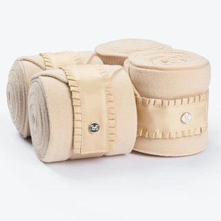 PS OF SWEDEN SS23 RUFFLE Polo Bandages - LIGHT SAND