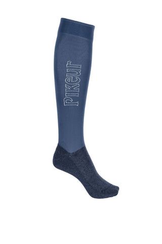 Pikeur Logo Knee Length Socks - Stud detail- All Colours - Divine Equestrian
