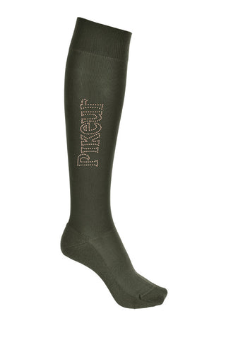 Pikeur Logo Knee Length Socks - Stud detail- All Colours - Divine Equestrian