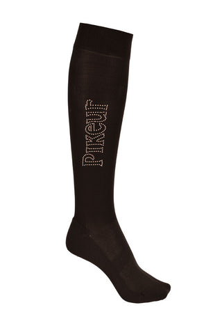 Pikeur Logo Knee Length Socks - Stud detail- All Colours - Divine Equestrian