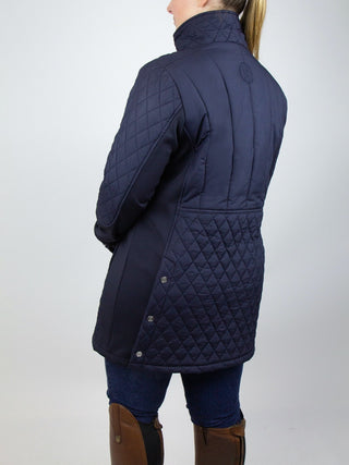 PS OF SWEDEN CURVY THERESE PADDED PARKA - NAVY - Divine Equestrian