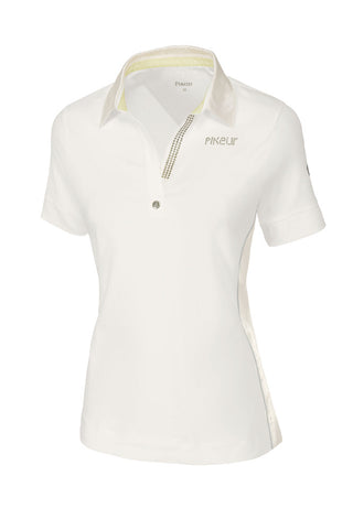 Pikeur Premium SS16 Oxenia Polo Shirt in White - Divine Equestrian