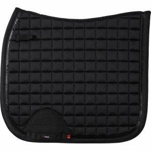 CATAGO FIR-tech Healing Elegant Saddle Pad - BLACK Dressage - Divine Equestrian