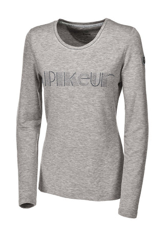 Pikeur Premium Pearl Long Sleeved shirt - Silver grey - Coral - Anthracite - Divine Equestrian