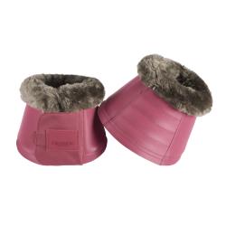 Eskadron SS21 Soft Slate Faux Fur Bell Boots - ROUGE LARGE ONLY - Divine Equestrian