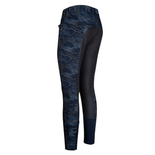 Euro-star AW17 Infinity Full Grip Breeches - Navy Camo - Divine Equestrian