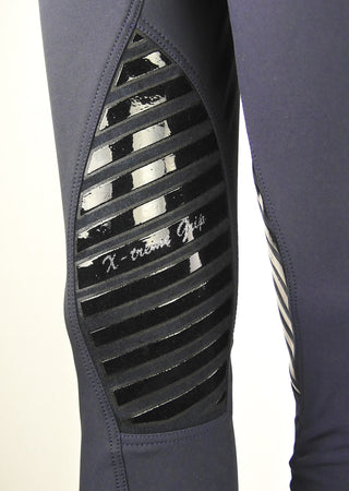 Euro-star Dela Knee Grip Breech - Navy - Divine Equestrian