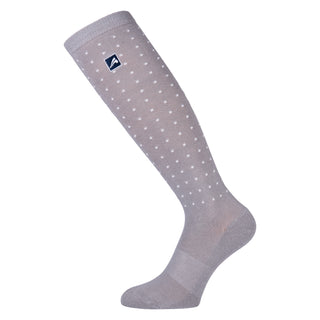 Euro-star AW17 Cotton Socks Dotty With Polygiene - Grey Melange - Divine Equestrian