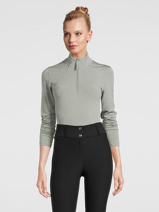 PS of Sweden Alessandra Half Zip Base Layer - Thyme - Divine Equestrian