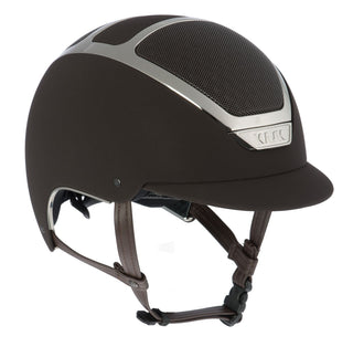 KASK DOGMA CHROME LIGHT - BROWN / SILVER - Divine Equestrian