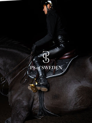 PS of Sweden STARDUST Limited Edition Saddle Pad - BLACK