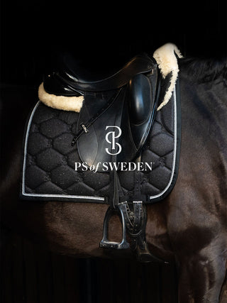 PS of Sweden STARDUST Limited Edition Saddle Pad - BLACK