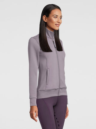 PS of Sweden Faith Sweater with full zip - Grey - Divine Equestrian
