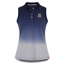 Imperial Riding SS19 Holidays Fade Sleeveless Polo shirt - Navy - Divine Equestrian