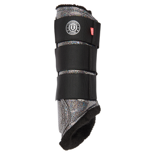 Imperial Riding Holo Glitter Faux Fur Brushing Boots Boots - All sizes - Divine Equestrian