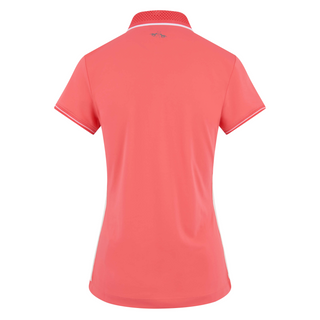 HV Polo SS19 Jessica Ladies Poloshirt - Bright Coral - Divine Equestrian