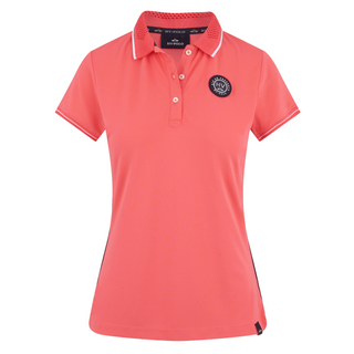 HV Polo SS19 Jessica Ladies Poloshirt - Bright Coral - Divine Equestrian