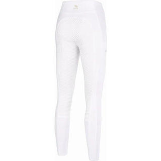 PIKEUR VIOLETTE LADIES HIGH RISE FULL GRIP BREECHES - WHITE